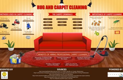 Rug and carpet cleaning [infographic]